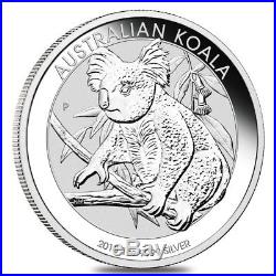 Lot of 5 2018 1 oz Silver Australian Koala Perth Mint. 9999 Fine BU In Cap