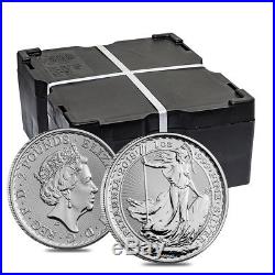 Lot of 5 2018 Great Britain 1 oz Silver Britannia Coin. 999 Fine BU