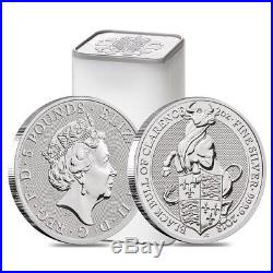 Lot of 5 2018 Great Britain 2 oz Silver Queen's Beasts (Black Bull) Coin BU