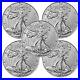 Lot of 5 2022 $1 American Silver Eagle 1 oz BU