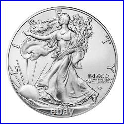 Lot of 5 2024 $1 American Silver Eagle 1 oz BU