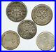 Lot of 5 Silver WORLD COINS Authentic Collection Vintage Group DEAL GIFT i115508