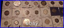 Lot of 60 Foreign US Mostly Silver Coins Mixed Purity Countries Proof MS Mint S2