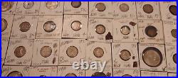 Lot of 60 Foreign US Mostly Silver Coins Mixed Purity Countries Proof MS Mint S2