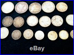 Lot of Mixed Silver World Foreign Coins 3.9658 Total Troy Ounces ASW