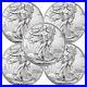 (Lots of 5) 2022 $1 American Silver Eagle 1 oz BU