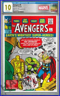 Marvel Comics Avengers #1 Silver Foil Cgc 10 Gem Mint First Release