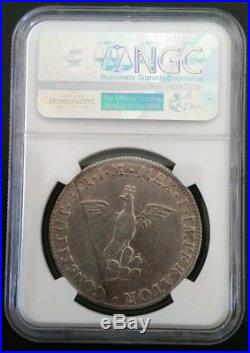 Mexico 1822 8 Reales NGC POLLITO Emperador Iturbide Silver Mexican Coin