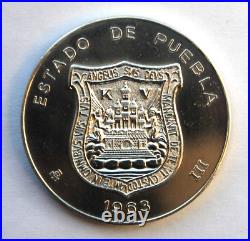Mexico 1962 Silver Medal. Casa Del Alfenique (puebla). Prooflike And Scarce