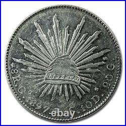 Mexico Silver 8 Reales Cap&Rays BU (ASW. 7859 oz)