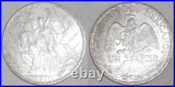 Mexico Silver Coin 1911 One or Un Peso Horse and Rider Caballito Choice XF++