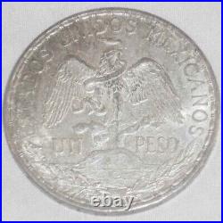 Mexico Silver Coin 1911 One or Un Peso Horse and Rider Caballito Choice XF++