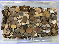 Mixed Bulk Lot Foreign World Coins 13+ Pound Bag Non US 13+ LBS with Silver #7