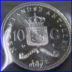 NETHERLANDS ANTILLES / CURACAO / SURINAME, 1900-1980 Coin Lot VG-UNC