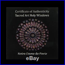 NOTRE DAME CATHEDRAL Sacred Art Holy Windows Silver Coin 10$ Palau 2017