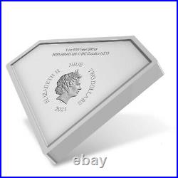 New Zealand 2021 1 Oz Silver Proof Coin- SUPERMAN Shield