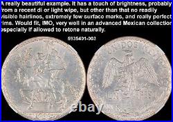 Ngc Uncirculated 1914 Mexico Caballito Peso-very Rare Date & A Lovely Coin #003