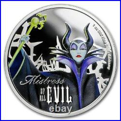 Niue -2018- 1 OZ Silver Proof Coin- Disney Villains Maleficent