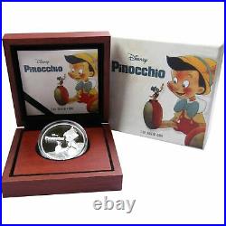 Niue 2018 1 oz Silver Proof Coin- Disney Pinocchio