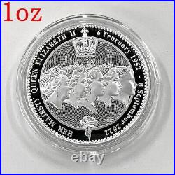 Niue Island 2022 2.5 Dollar Commemorative coin of Queen Elizabeth II silver coin