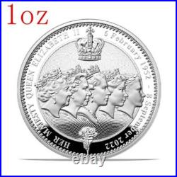 Niue Island 2022 2.5 Dollar Commemorative coin of Queen Elizabeth II silver coin