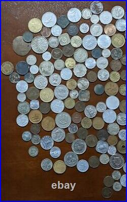 Over 2 Lbs Foreign Coin Lot