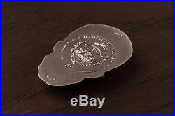 Palau 2016 5$ Skull Silver Series 1 Oz Silver Antique Finish Coin