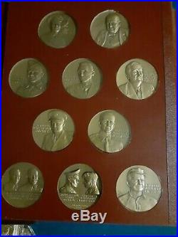 Presidential Art Medals WORLD WAR II Series Bronze Raised Relief 30 Medallions