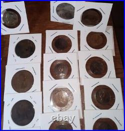 Queen Elizabeth II Foreign Coin Lot - UK, CAN, AUS, HK, starts at 1800s and up