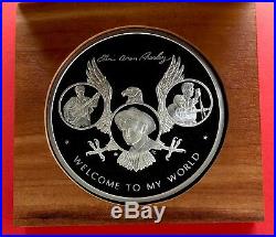 RARE Elvis Presley Graceland Welcome To My World 10 oz. Fine Silver Coin