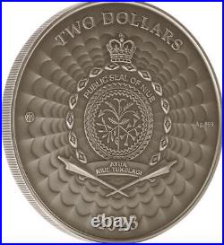 ROLLING CALF World of Cryptids 1 Oz Silver Coin 2$ Niue 2023