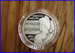 ROMANIA 10 Lei Coin 2010 Hariclea Darclee SILVER 31.1g PROOF