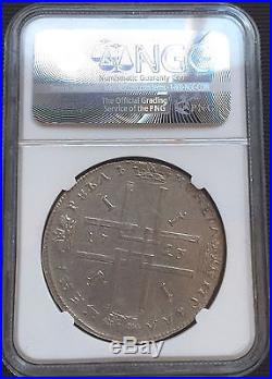 RUSSIA SILVER ROUBLE 1723 NGC XF Details Russian Rubl Russland Peter I