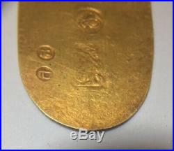 Rare1860-1867 Edo period Japan antique Koban Coin gold574/silver426 3.3g vintage