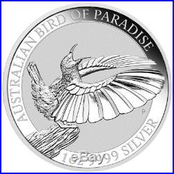 Roll of 20 2018-P Australia 1oz Silver Bird of Paradise $1 BU SKU53597