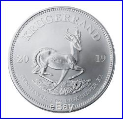Roll of 25 2019 South Africa 1 oz Silver Krugerrand 1 Rand BU SKU56599