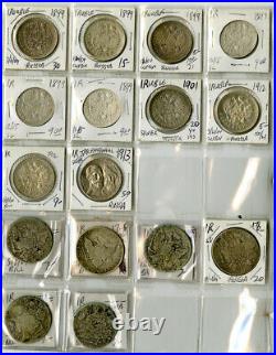 Russia Lifetime OLD Coin Collection Lot of 3,523 Coins Silver Copper Huge Retail