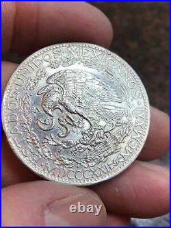 SASA High Grade 1921 Silver Mexico Dos Pesos