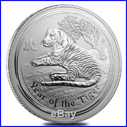 Sale Price 2010 1 Kilo Silver Lunar Year of The Tiger BU Australian Perth Mint