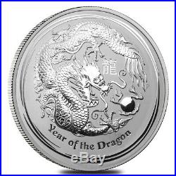 Sale Price 2012 1 Kilo Silver Lunar Year of The Dragon BU Australian Perth