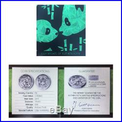 Sale Price 2017 8 oz Silver Panda Fiji $5 Coin. 999 Fine Antiqued High Relief