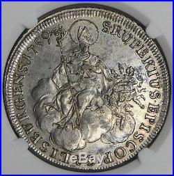 Salzburg 1759 Saint Rupert Silver Thaler NGC AU55