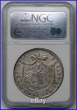 Salzburg 1764 Sigismund III Silver Thaler NGC AU53