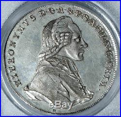 Salzburg 1776 Hieronymus Silver Thaler PCGS UNC