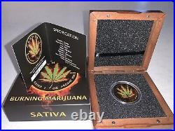 Set Of All 4 (burning Marijuana) Sativa, Hybrid, Indica, Sativa Liberty LIM Edition