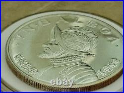 Sharp Top Shelf SILVER DCAM PR+ type 1966 PANAMA UN BALBOA. 38.1mm, w Holder