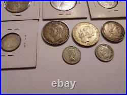 Silver Coin Lot (12) US & Foreign NICE DETAILS german filipinas canada balboa