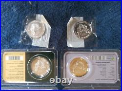Silver Eagle Collection 8 B. U. Coins