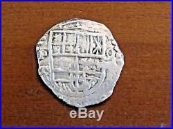 Spanish 8 Reales Silver Coin Potosi 1622 Atocha Shipwreck Grade Two Beauty