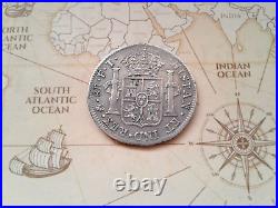 Spanish Colonial 8 Reales Silver 1802 Carolus IIII